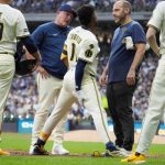 Brewers’ emerging star leaves game with hamstring injury
