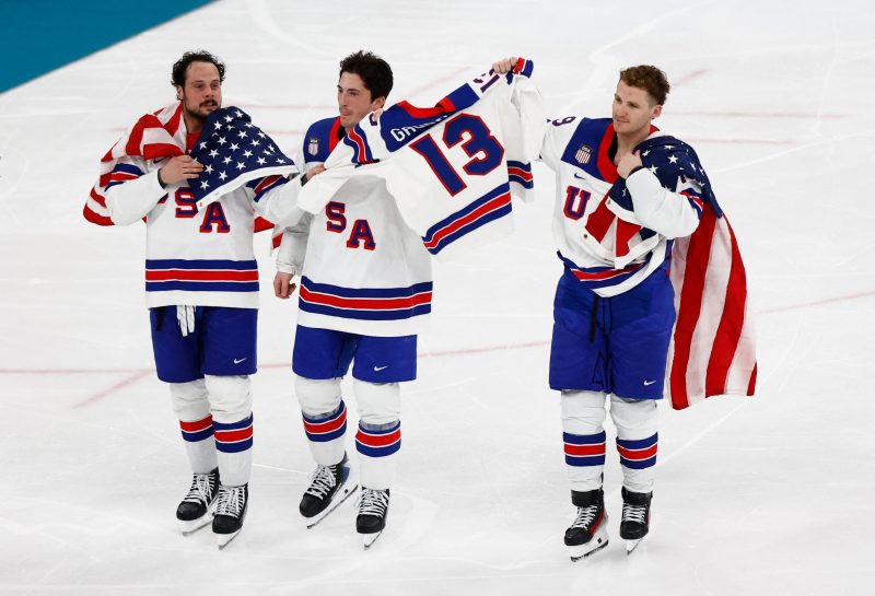 Gaudreau family thanks USA hockey team for Olympic commemoration